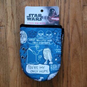 STAR WARS Oven Mitts A New Hope Princess Leia R2D2 - Heat Resistant 2-pk DISNEY